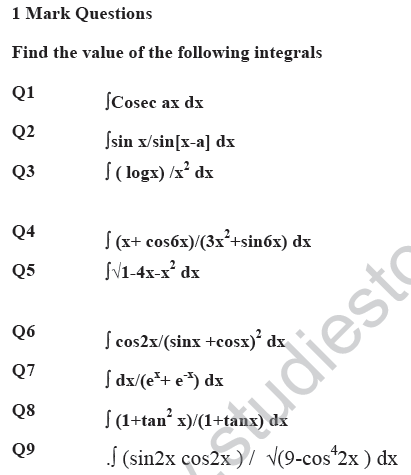 CBSE_Class_12_mathematics_integration_Set_B_1
