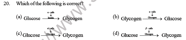 NEET Biology Chemical Coordination and Control MCQs Set A