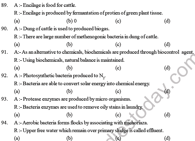 NEET Biology Microbes in Human Welfare MCQs Set B-4