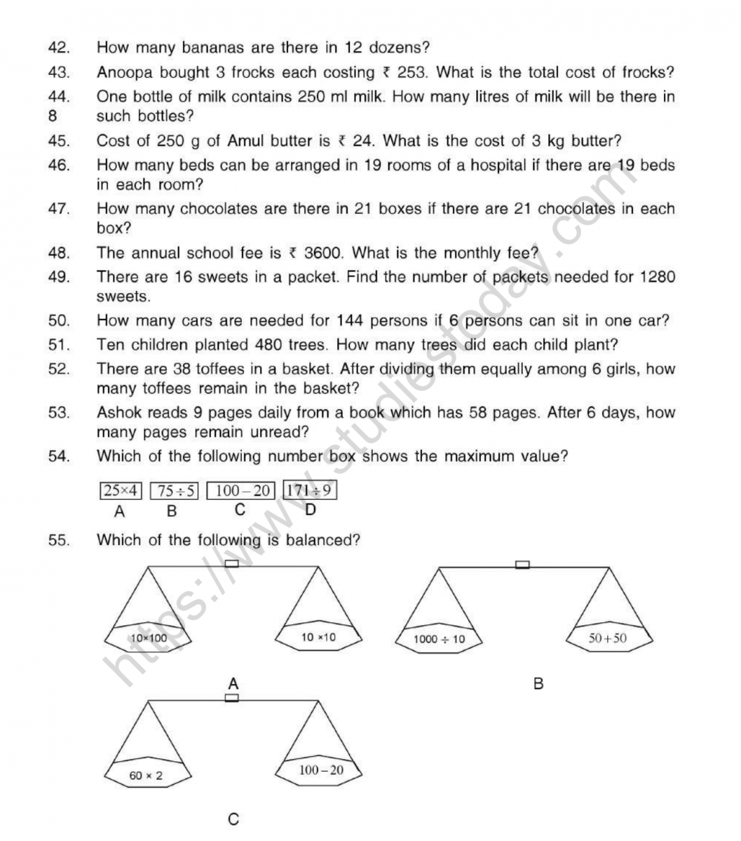 cbse-class-5-mental-maths-operations-on-numbers-worksheet