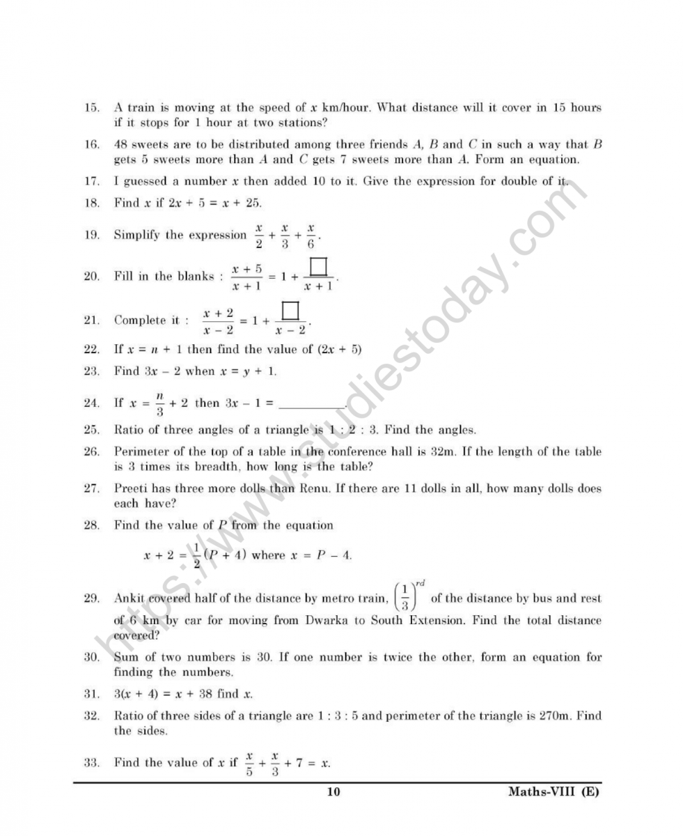 Chapter 2 Speed Worksheet