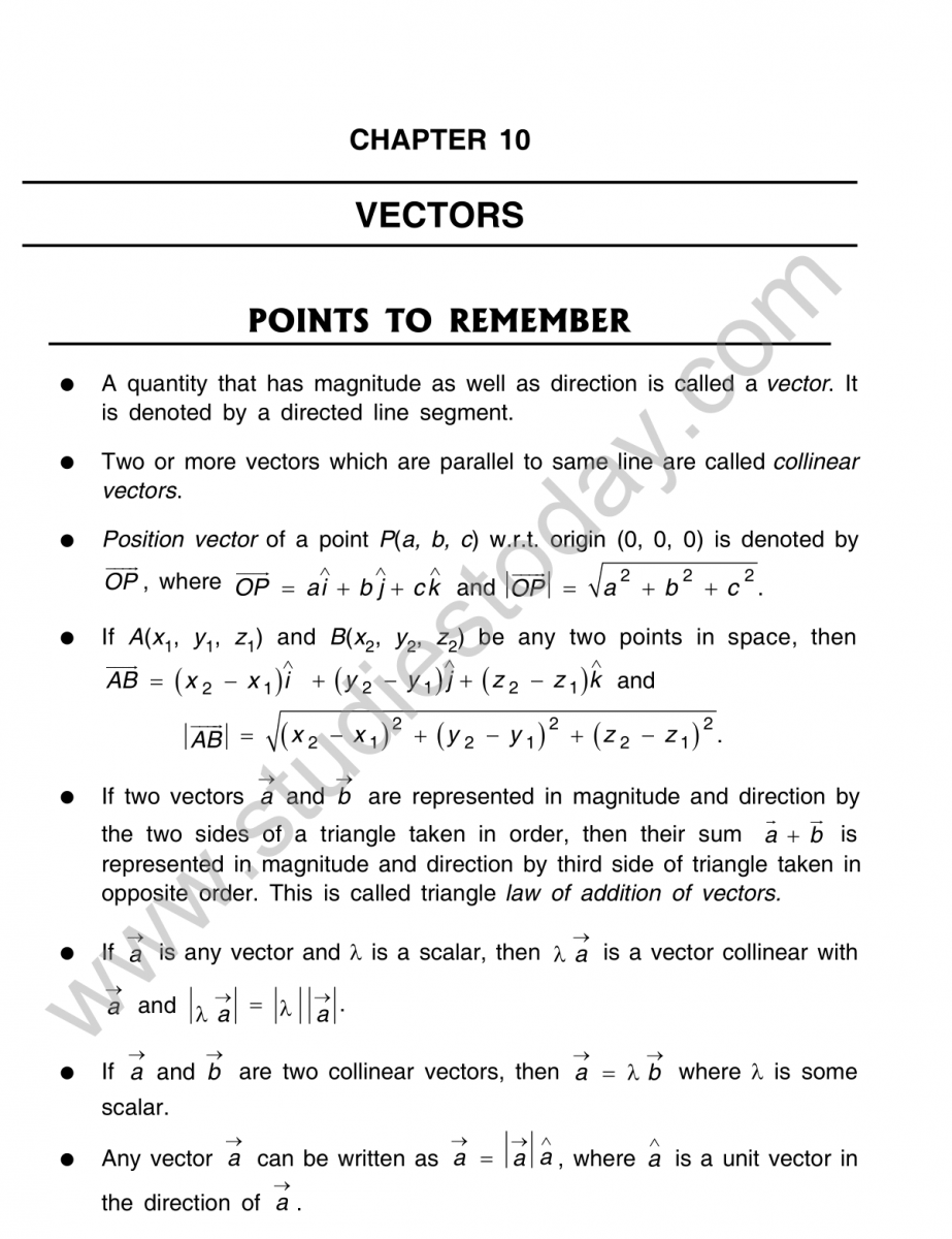 CBSE Class 21 Mathematics Vectors Algebra Worksheet Set A Throughout Vectors Worksheet With Answers