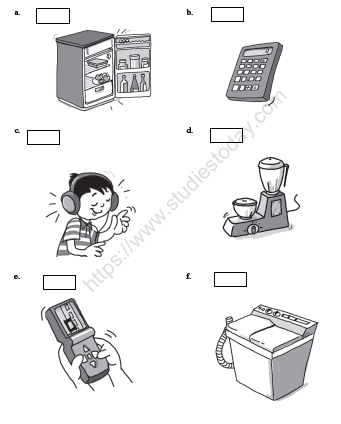 CBSE Class 1 Computer Science Applications Of The Computer Worksheet