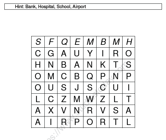 CBSE Class 1 Computer Science Applications Of The Computer Worksheet 