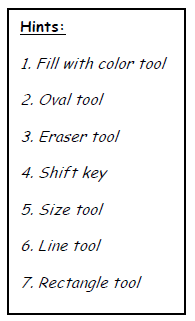 CBSE Class 1 Computer Science Worksheet - Drawing with a Computer 