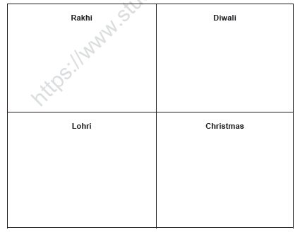 CBSE Class 1 EVS Worksheet - Festivals 2