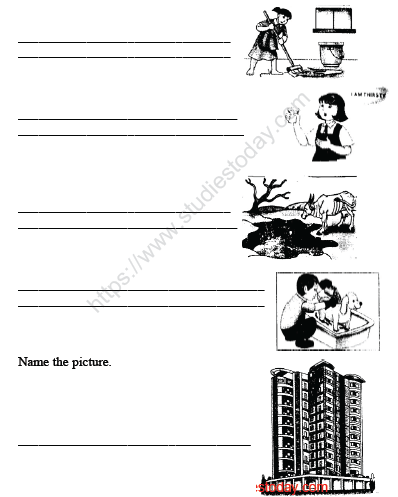 CBSE Class 1 EVS Worksheets (14) 1