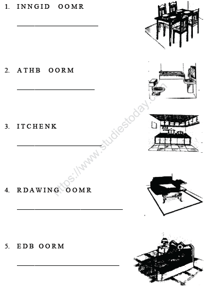 CBSE Class 1 EVS Worksheets (14) 2