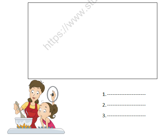 CBSE Class 1 EVS Worksheets (17) - Little Chef at Work 2