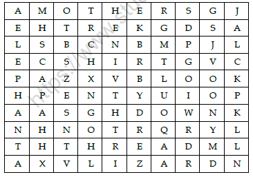 CBSE Class 1 English Merry Go Round Circle Worksheet