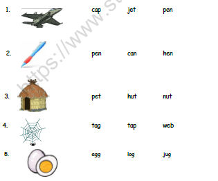 CBSE Class 1 English Revision Worksheet