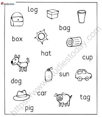 CBSE Class 1 English Revision Worksheet Set B