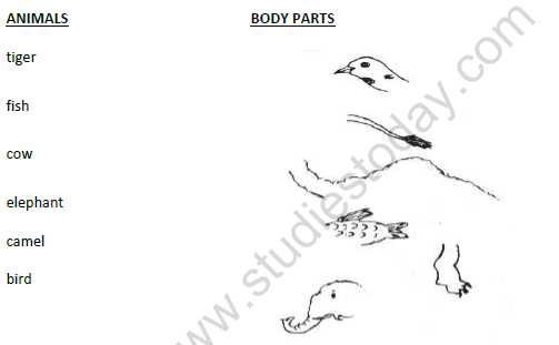 CBSE Class 1 English Tiger and the Mosquito Worksheet