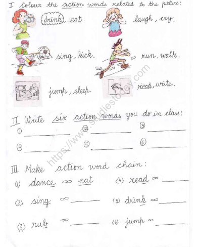 CBSE Class 1 English Worksheet (6)