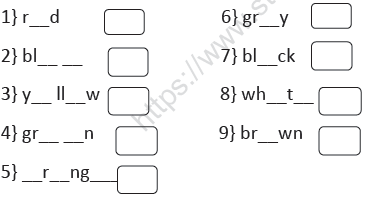 CBSE Class 1 English Worksheets (39) 4