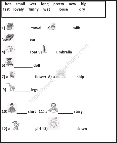 cbse class 1 english grammar worksheet set a practice worksheet for english