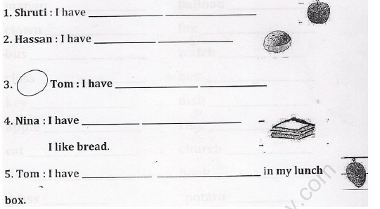 CBSE Class 1 English Worksheets (41) 2