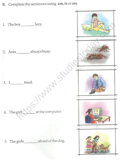 CBSE Class 1 English Worksheets (47) - Grammer
