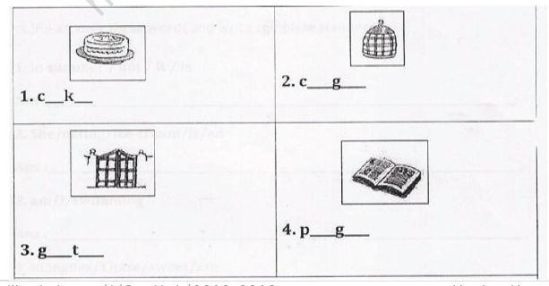 CBSE Class 1 English Worksheets (70) 