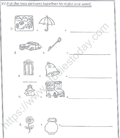 CBSE Class 1 English Worksheets (73) 9