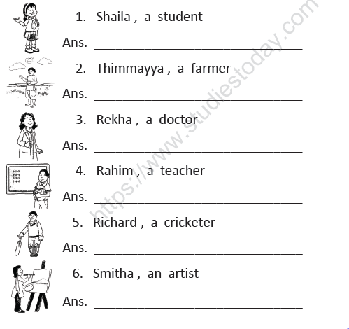 CBSE Class 1 English Worksheets (76) 