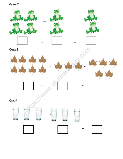 CBSE Class 1 Maths Chapter 4 Worksheet 3