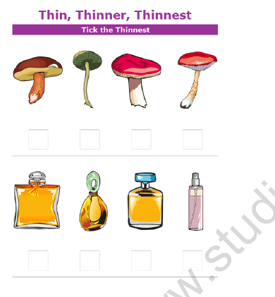 CBSE Class 1 Maths Measurement Worksheet