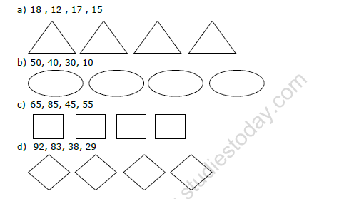 CBSE Class 1 Maths Practice Worksheet (4) 1