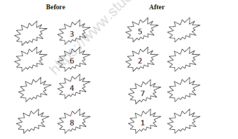 CBSE Class 1 Maths Practice Worksheets (26) - Numbers 1 to 9 (2)