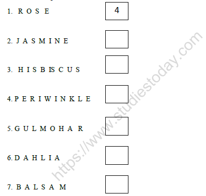 CBSE Class 1 Maths Practice Worksheets (54) - Data Handling (3)