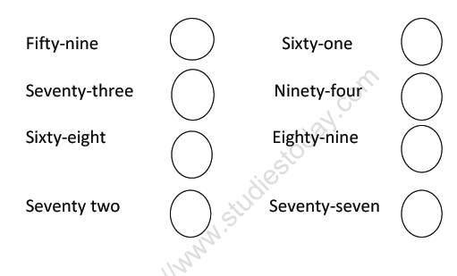 CBSE Class 1 Maths Practice Worksheets (83) 1