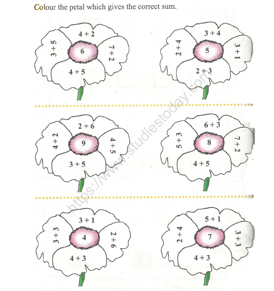 CBSE Class 1 Maths Practice Worksheets (93)