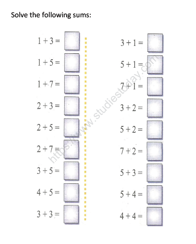 CBSE Class 1 Maths Practice Worksheets (94)