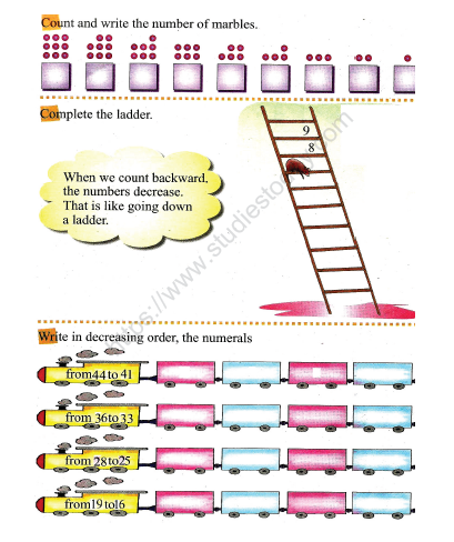 CBSE Class 1 Maths Practice Worksheetss (104) - Count