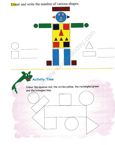 CBSE Class 1 Maths Practice Worksheetss (105) - Count