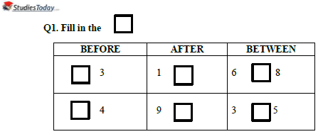 CBSE Class 1 Maths Revision Worksheet