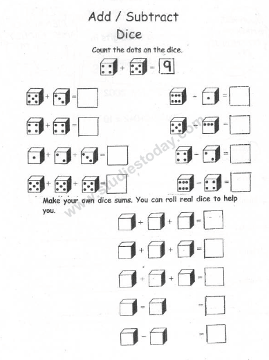 CBSE Class 1 Practice Worksheet (2)