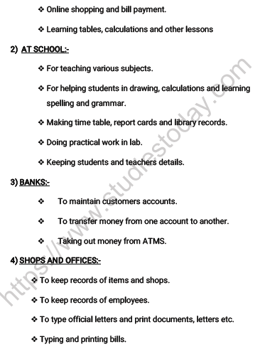 CBSE Class 2 Computers A Machine Worksheet