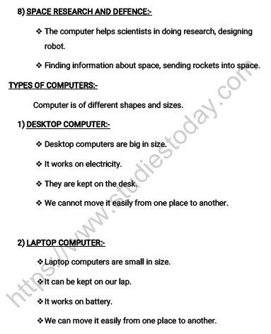 CBSE Class 2 Computers A Machine Worksheet