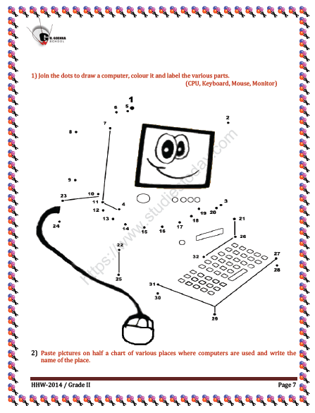 CBSE Class 2 Computers Practice Worksheet (8)