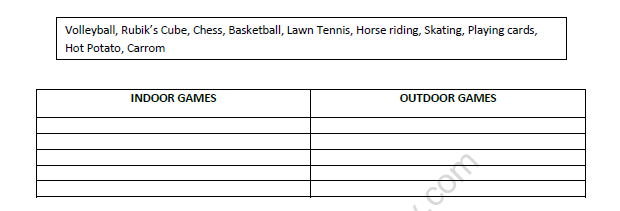 CBSE Class 2 EVS Practice Worksheets (32) - Revision 1