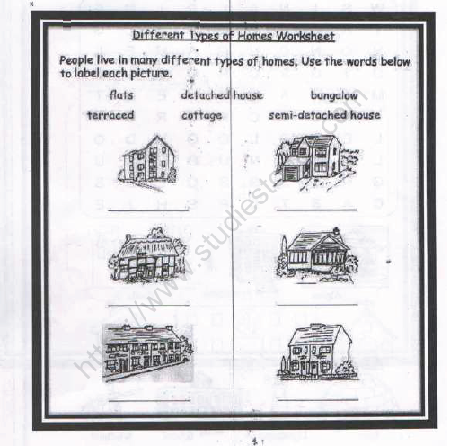 CBSE Class 2 EVS Practice Worksheets (72) - Revision 1