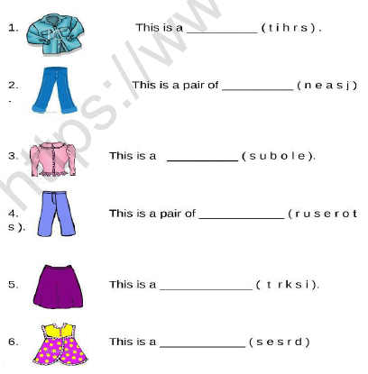 CBSE Class 2 EVS Revision Worksheet Set C