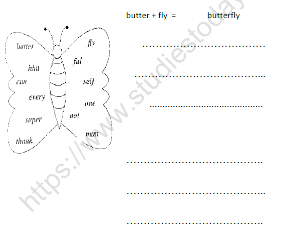 CBSE Class 2 English I Want Worksheet