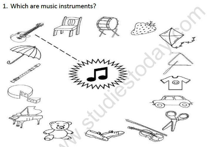 CBSE Class 2 English I am the Music Man Worksheet