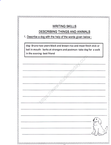 CBSE Class 2 English Practice Worksheets (104) - Simple Past Tense 5