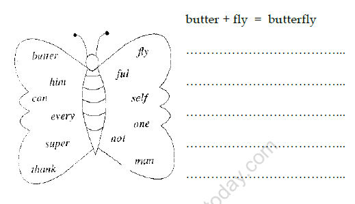 CBSE Class 2 English Practice Worksheets (22)-I want 1