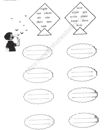 CBSE Class 2 English Practice Worksheets (29)-Curly Locks 1