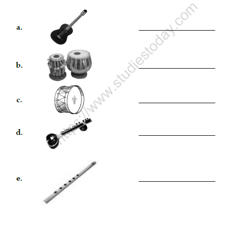 CBSE Class 2 English Practice Worksheets (35)-I am the Music Man 4