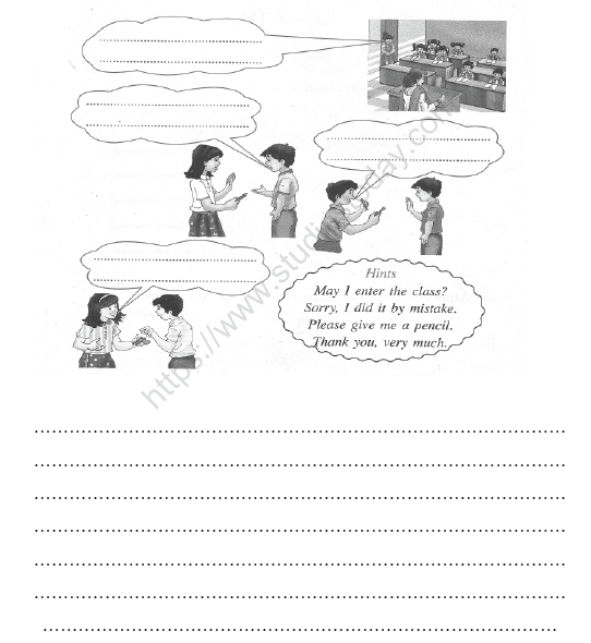 CBSE Class 2 English Practice Worksheets (36)-Storm in the garden 1